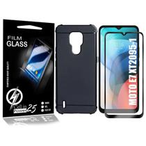 Película Vidro 3D + Capa Emborrachada Moto E7 6.5 XT2095 - Cell In Power25