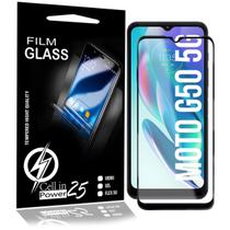 Película Vidro 3d compativel com Moto G50 5G XT2149 PRETA - Cell In Power25 Película Vidro 3d compativel com Moto G50 5G XT2149 PRETA - Cell In Power25