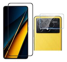 Película Vidro 3d e Película Câmera para Xiaomi Poco X6 Pro 5g