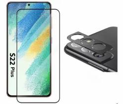 Película Vidro 3d + Película de Proteção Câmera Samsung Galaxy S22 plus