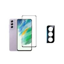 Pelicula Vidro 3d + Pl Camera Para Samsung Galaxy S21 Fe 6.4