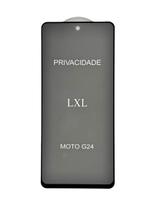 Pelicula Vidro 3d Privacidade Anti Spy Para Motorola Moto G24