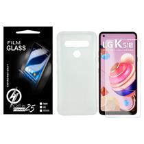 Película Vidro + Capa Anti SHOCK LG K51S LMK510BMW 6.5 - Cell In Power25