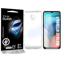 Pelicula Vidro + Capa COM BORDA Moto E7 6.5 XT2095 - Cell In Power25