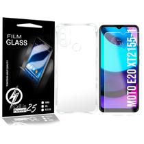 Película Vidro + Capa COM BORDA Para Moto E20 XT2155 - Cell in Power25