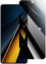 Película Vidro Privacidade Anti Espionagem Compatível Com Poco X6 Pro 5G Tela de 6.67