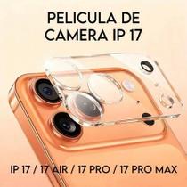 Película Vidro Temperado HD para Lente Câmera iPhone 17, 17 Air, 17 Pro e Pro Max Anti-Risco Película Vidro Temperado HD para Lente Câmera iPhone 17, 17 Air, 17 Pro e Pro Max Anti-Risco