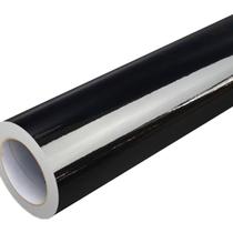 Película Vinil Adesivo Preto Black Piano Ultra Brilhante Envelopamento Carro Mesa Moto Geladeira