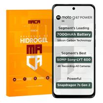 PelículaHidrogel Premium Motorola Moto G67 Power Fosca ou HD