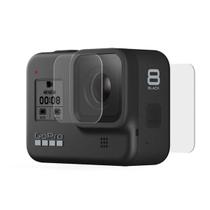 Películas de Vidro para Lente e LCD Traseiro GoPro Hero 8 Black - Telesin