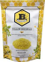 Pellets de cera de abelha BEESWORKS Yellow 100% puros de grau cosmético de 1 kg Pellets de cera de abelha BEESWORKS Yellow 100% puros de grau cosmético de 1 kg