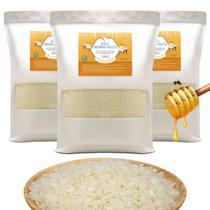 Pellets de cera de abelha BINYUAN White 2,7 kg para fabricação de velas