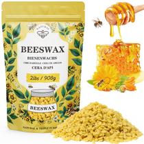 Pellets de cera de abelha VEGISHINE amarelo puro e natural 0,9 kg/2,3 kg/4,5 kg/9 kg Pellets de cera de abelha VEGISHINE amarelo puro e natural 0,9 kg/2,3 kg/4,5 kg/9 kg