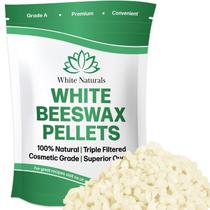 Pellets de cera de abelha White Naturals 454g (grau cosmético)