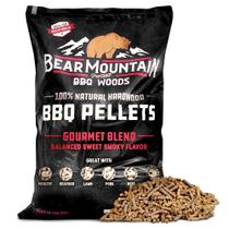 Pellets de Madeira Gourmet Mistura Bear Mountain Combustível Sólido 9 kg
