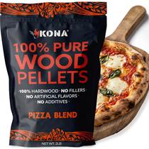 Pellets de madeira para defumação Kona Pizza Blend 0,9 kg de madeira dura Pellets de madeira para defumação Kona Pizza Blend 0,9 kg de madeira dura