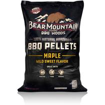 Pellets de Madeira Sabor Maple Bear Mountain 9kg para Defumador e Churrasqueira