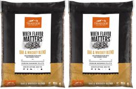 Pellets de Madeira Traeger Blend de Carvalho e Whiskey 8,2 kg, pacote com 2 Pellets de Madeira Traeger Blend de Carvalho e Whiskey 8,2 kg, pacote com 2
