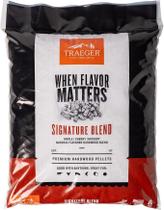 Pellets de madeira Traeger Signature Blend 9 kg de madeira nobre 20 lb Pellets de madeira Traeger Signature Blend 9 kg de madeira nobre 20 lb