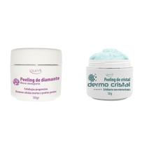 pelling de cristal 30gr e pelling de diamante 30gr lucys