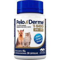 Pelo & derme 1500 dha + epa 30 capsulas