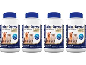 Pelo E Derme 1500 Dha+Epa 60 Capsulas - Vetnil - 4 Unidades