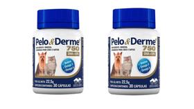 Pelo E Derme 750 30 Capsulas Kit Com 2 Unidades - Vetnil