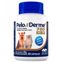 Pelo e Derme 750mg DHA + EPA 60 Comprimidos - VETNIL