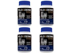 Pelo E Derme Gold 60 Comprimidos - Vetnil - 4 Unidades