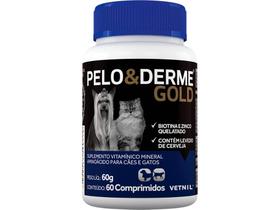 Pelo E Derme Gold 60 Comprimidos - Vetnil