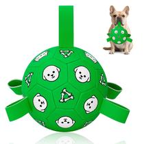 Pelota de Fútbol para Perros WYNTRIUM Duradera para Perros Pequeños y Medianos, 15 cm