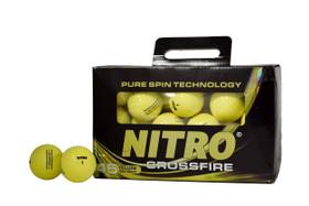Pelotas de Golf NITRO Crossfire Paquete de 45 Amarillas Pelotas de Golf NITRO Crossfire Paquete de 45 Amarillas