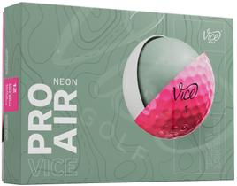 Pelotas de Golf Vice Golf Pro Air Modelo 2025 Rosa de 3 Capas