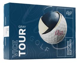 Pelotas de Golf Vice Golf Tour Generación 3 Gris de 3 Capas