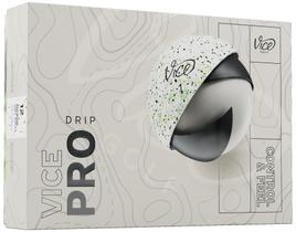 Pelotas de Golf Vice Pro 2025 Verde Lima con Goteo Negro