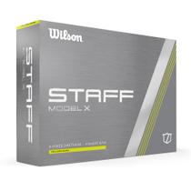 Pelotas de Golf WILSON Modelo Staff X 2024, Paquete de 12, Amarillas Pelotas de Golf WILSON Modelo Staff X 2024, Paquete de 12, Amarillas