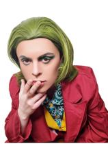 Peluca ALLAURA Joker Cabello Verde Cosplay Adulto