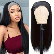 Peluca con Diadema Olimaruly 56 cm Lisos con Densidad 180% para Mujer