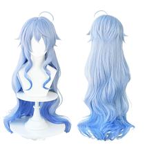 Peluca de Cosplay UTIEHD para Anime y Juego GI del Personaje Ganyu de Genshin