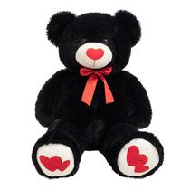 Peluche de pelúcia HollyHome Teddy Bear 90 cm com coração vermelho Peluche de pelúcia HollyHome Teddy Bear 90 cm com coração vermelho