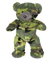 Peluche de ursinho de pelúcia Stuffems Toy Shop Cuddly Soft 20 cm Camo