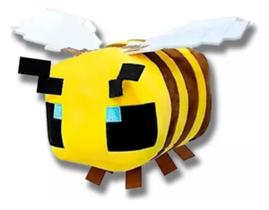 Pelúcia Abelha Minecraft Fofinha E Super Macia 12cm