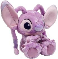 Pelúcia Angel Big Feet Lilo Stitch Rosa Infantil Disney 30Cm - fun