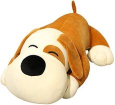 Pelúcia animal cão de pelúcia 19,6 polegadas travesseiro macio cão, menina menino bebê presente de aniversário travesseiro macio de pelúcia boneca brinquedo de cachorro presente Pelúcia animal cão de pelúcia 19,6 polegadas travesseiro macio cão, menina menino bebê presente de aniversário travesseiro macio de pelúcia boneca brinquedo de cachorro presente