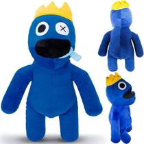 Pelúcia Azul Babão Blue Rainbow Friends Jogo Roblox 37cm Cortex Brinquedos