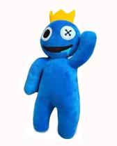 Pelúcia Azul Rainbow Friends Roblox Monstro Blue 30cm