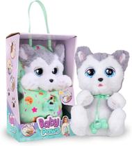Pelúcia Baby Paws Husky com Bolsinha - Multikids