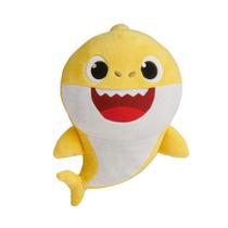 Pelúcia Baby Shark Amarelo com Som 25cm Sunny - 2352