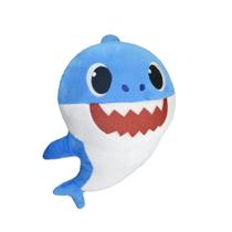 Pelúcia Baby Shark Daddy Shark 30cm com Música - Sunny Pelúcia Baby Shark Daddy Shark 30cm com Música - Sunny