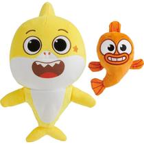 Pelúcia Baby Shark William Pinkfong 61337 - Brinquedo de Pelúcia para Crianças